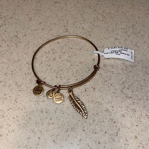 Alex and Ani Feather Bracelet